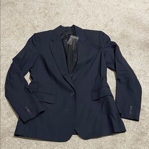 Theory Navy Women's Single-Button Blazer NWT